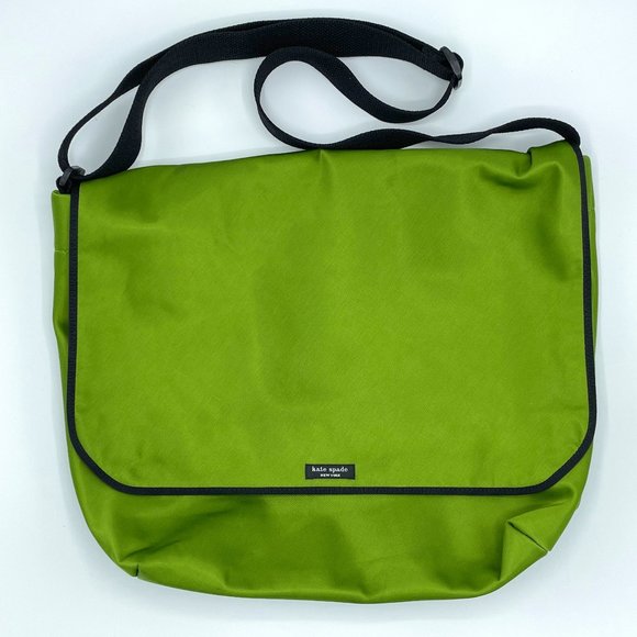 Kate Spade Lime Green Crossbody Messenger Bag